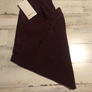 LULULEMON LOOSE CAPRI PANTS PLUM PURPLE 8 10